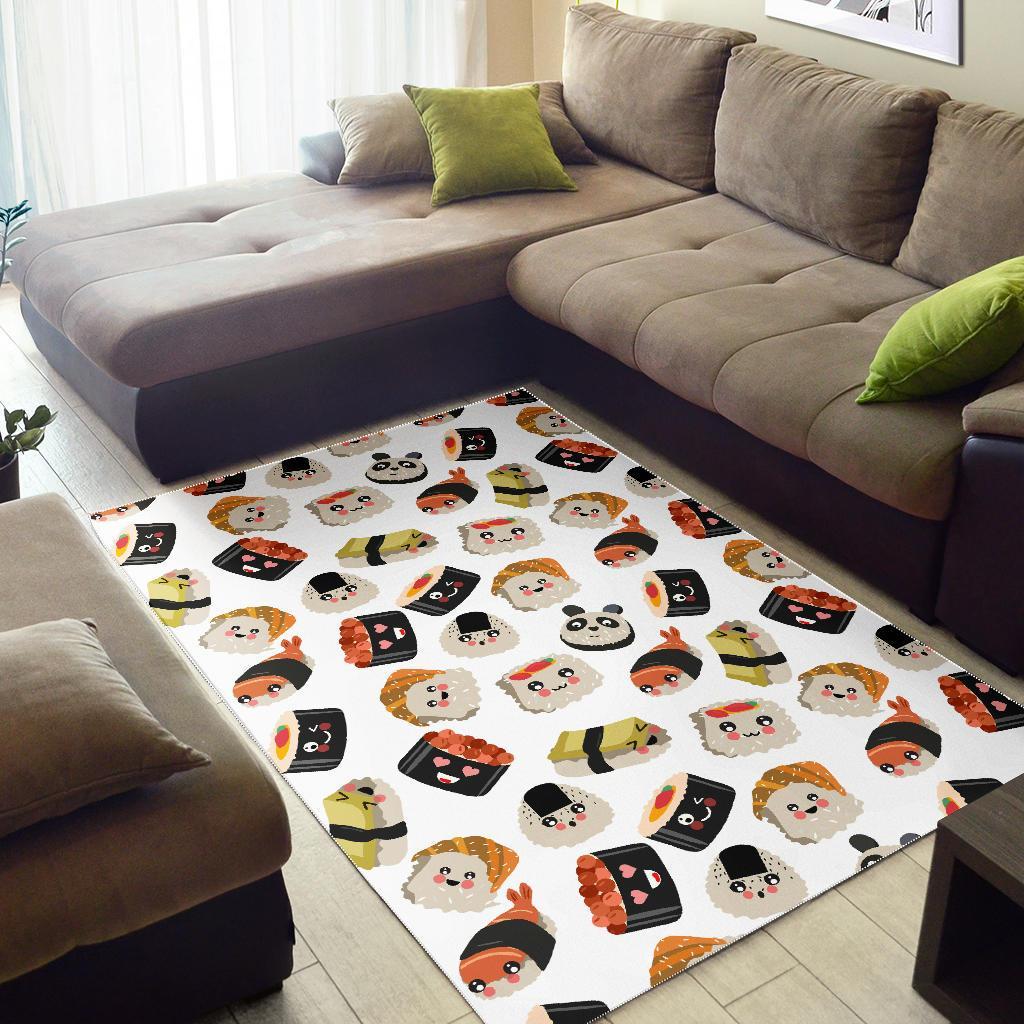 Print Pattern Sushi Floor Mat-grizzshop