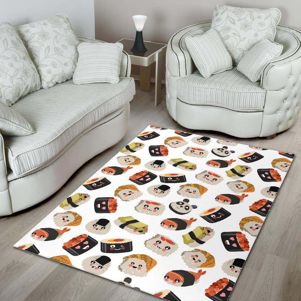 Print Pattern Sushi Floor Mat-grizzshop