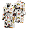 Print Pattern Sushi Men Long Robe-grizzshop