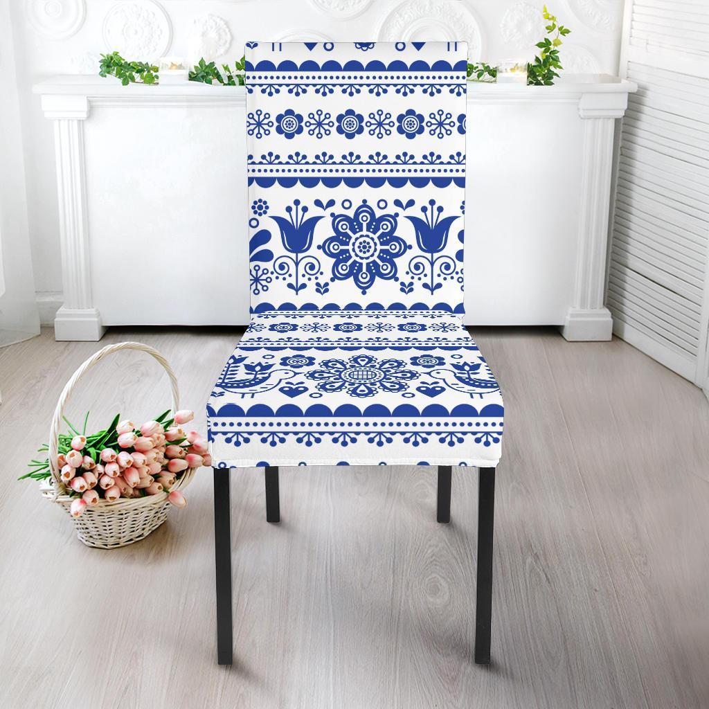 Print Pattern Swedish Chair Cover-grizzshop