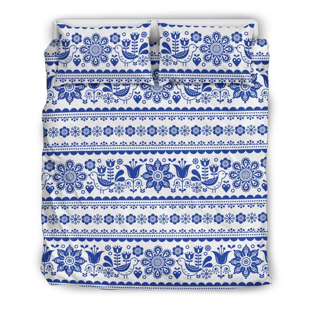 Print Pattern Swedish Duvet Cover Bedding Set-grizzshop
