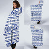 Print Pattern Swedish Hooded Blanket-grizzshop