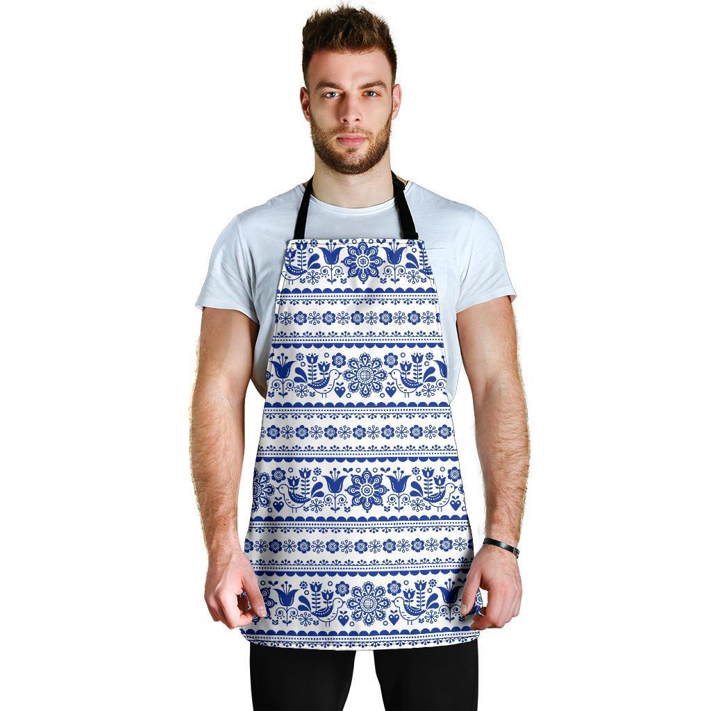 Print Pattern Swedish Men's Apron-grizzshop