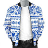 Print Pattern Swedish Men's Bomber Jacket-grizzshop