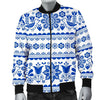 Print Pattern Swedish Men's Bomber Jacket-grizzshop