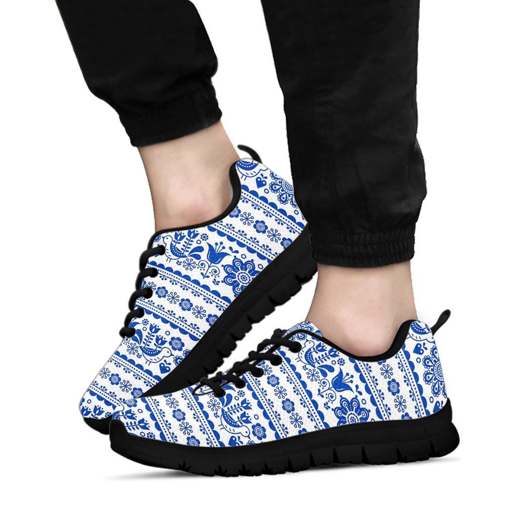 Print Pattern Swedish Sneaker Shoes For Men Women-grizzshop