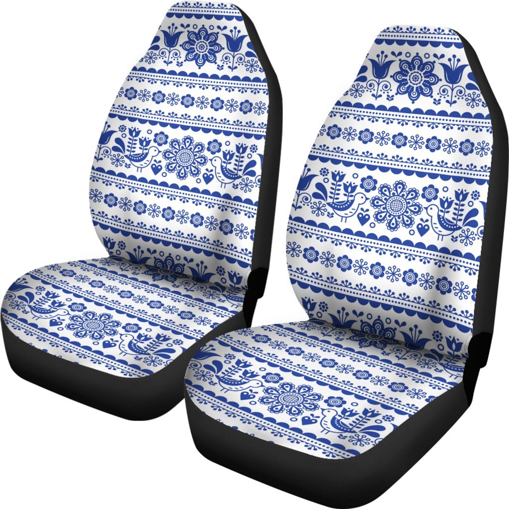 Print Pattern Swedish Universal Fit Car Seat Covers-grizzshop