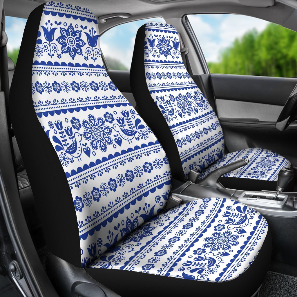 Print Pattern Swedish Universal Fit Car Seat Covers-grizzshop