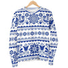 Print Pattern Swedish Women's Sweatshirt-grizzshop