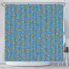 Print Pattern Trumpet Bathroom Shower Curtain-grizzshop