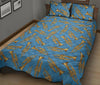 Print Pattern Trumpet Bed Set Quilt-grizzshop