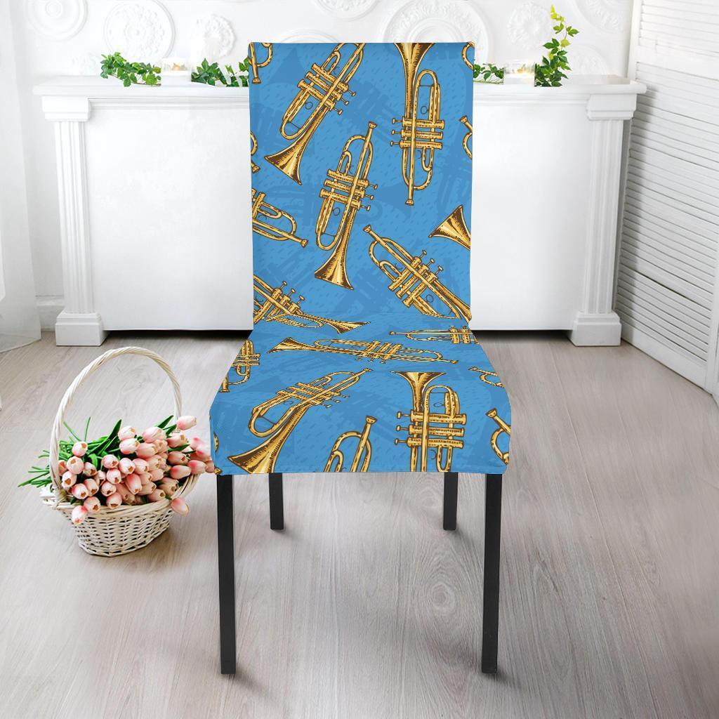 Print Pattern Trumpet Chair Cover-grizzshop