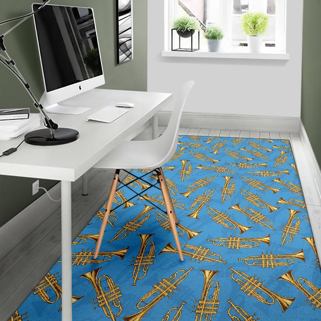 Print Pattern Trumpet Floor Mat-grizzshop