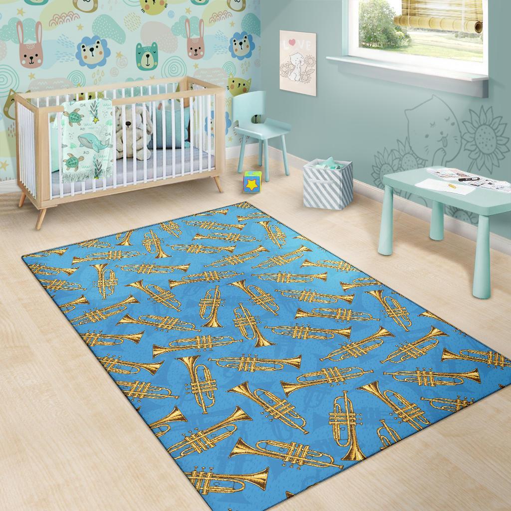 Print Pattern Trumpet Floor Mat-grizzshop