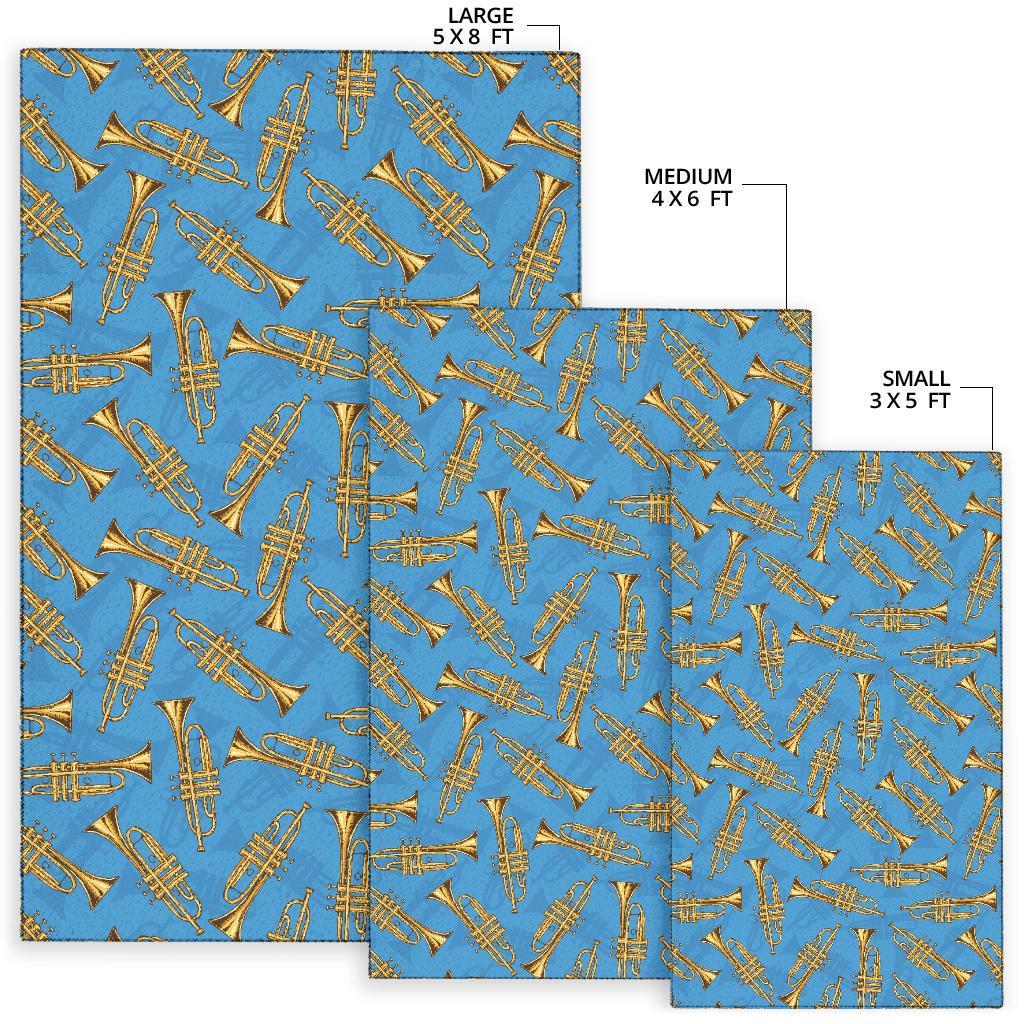 Print Pattern Trumpet Floor Mat-grizzshop