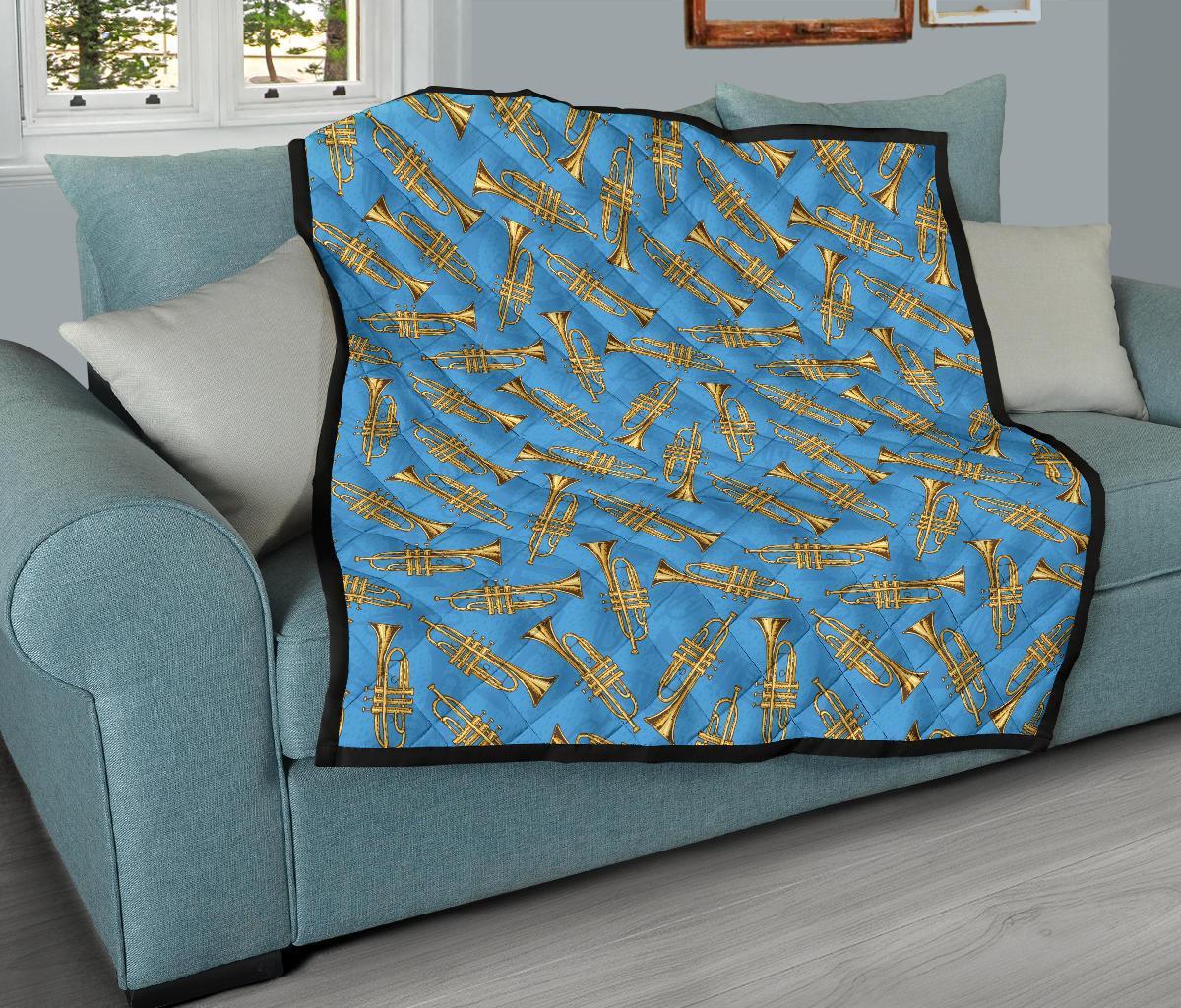 Print Pattern Trumpet Quilt-grizzshop