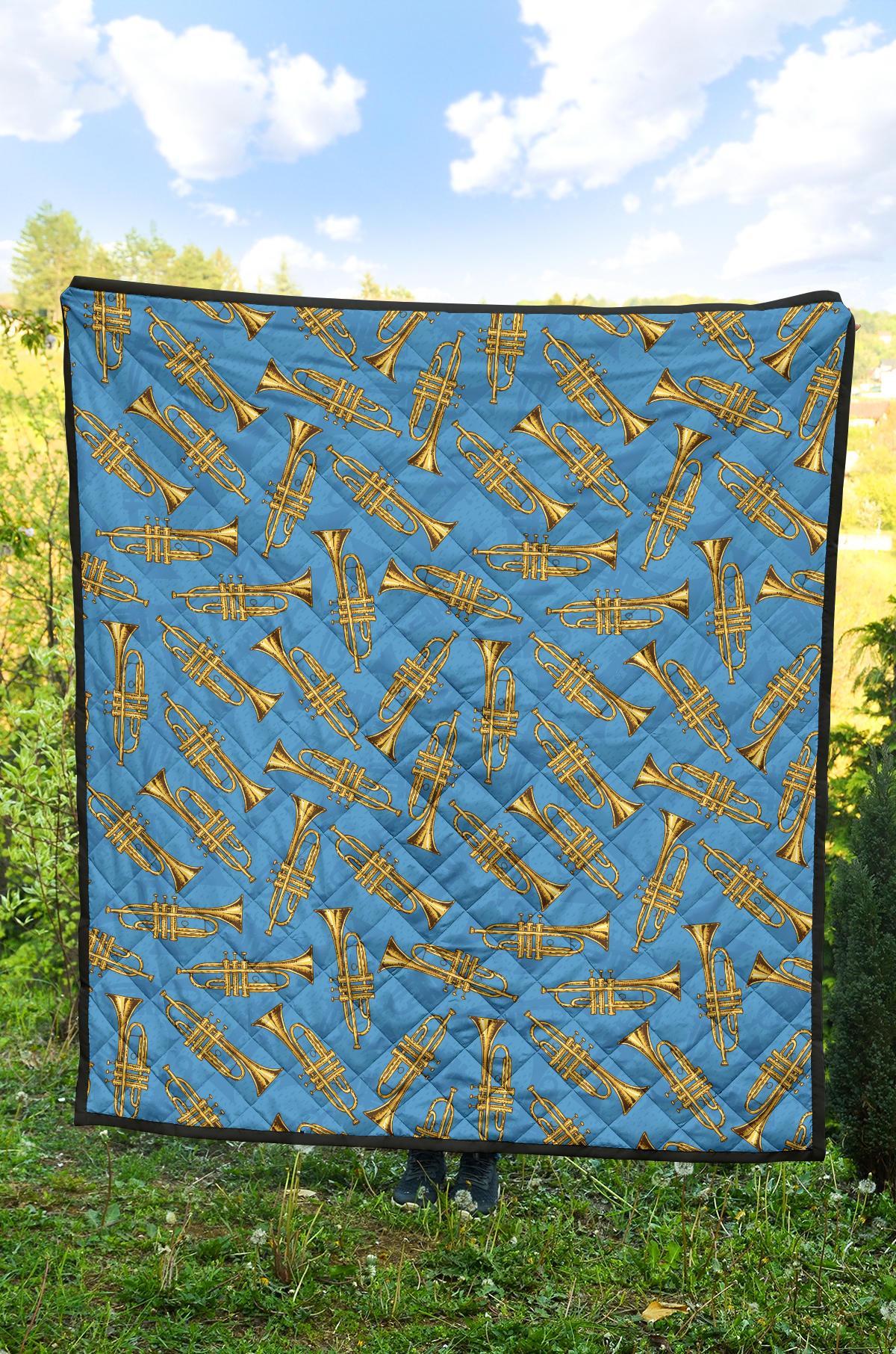 Print Pattern Trumpet Quilt-grizzshop