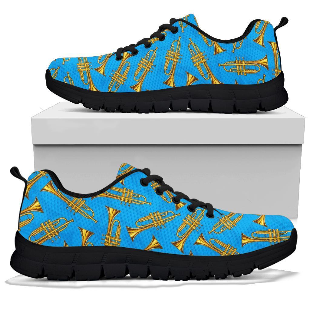 Print Pattern Trumpet Sneaker Shoes For Men Women-grizzshop