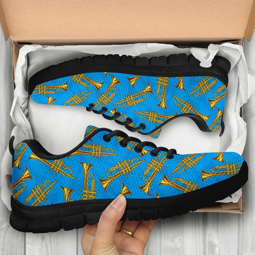 Print Pattern Trumpet Sneaker Shoes For Men Women-grizzshop