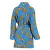 Print Pattern Trumpet Women Long Robe-grizzshop