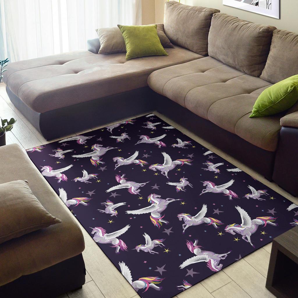 Print Pattern Unicorn Floor Mat-grizzshop