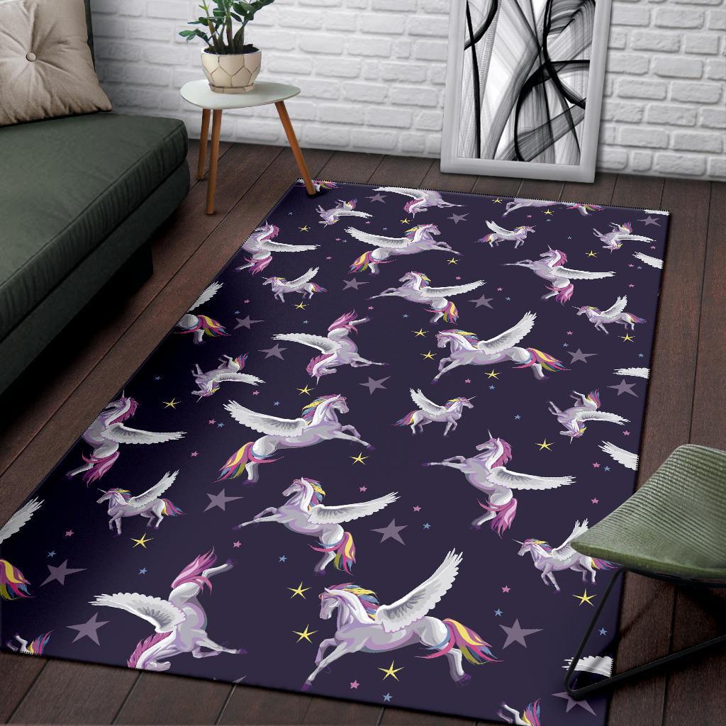 Print Pattern Unicorn Floor Mat-grizzshop