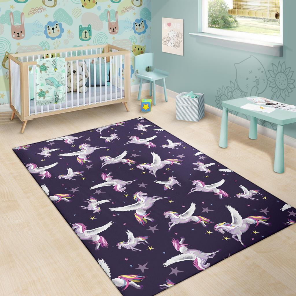 Print Pattern Unicorn Floor Mat-grizzshop