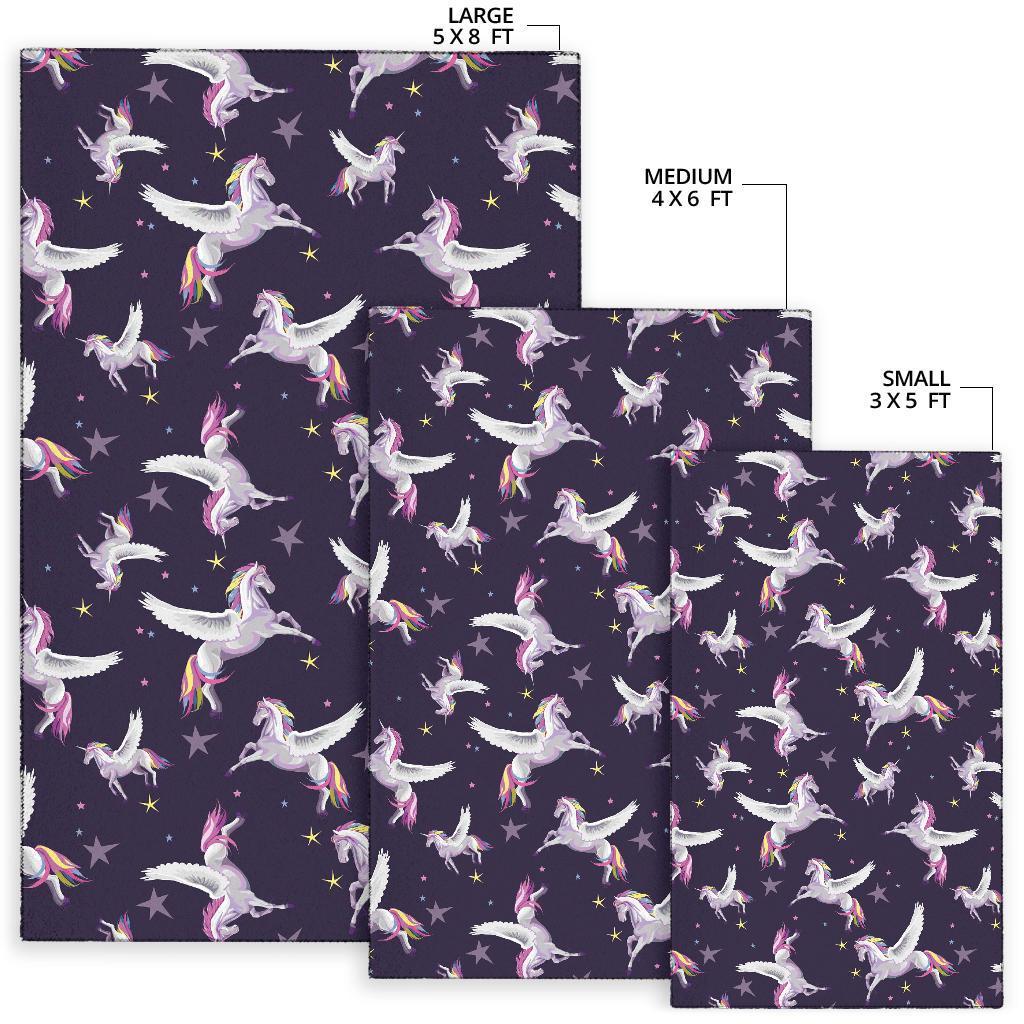 Print Pattern Unicorn Floor Mat-grizzshop