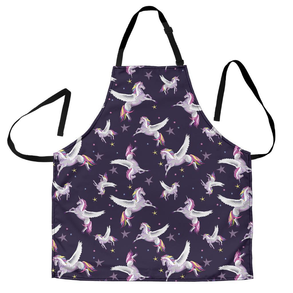 Print Pattern Unicorn Men's Apron-grizzshop