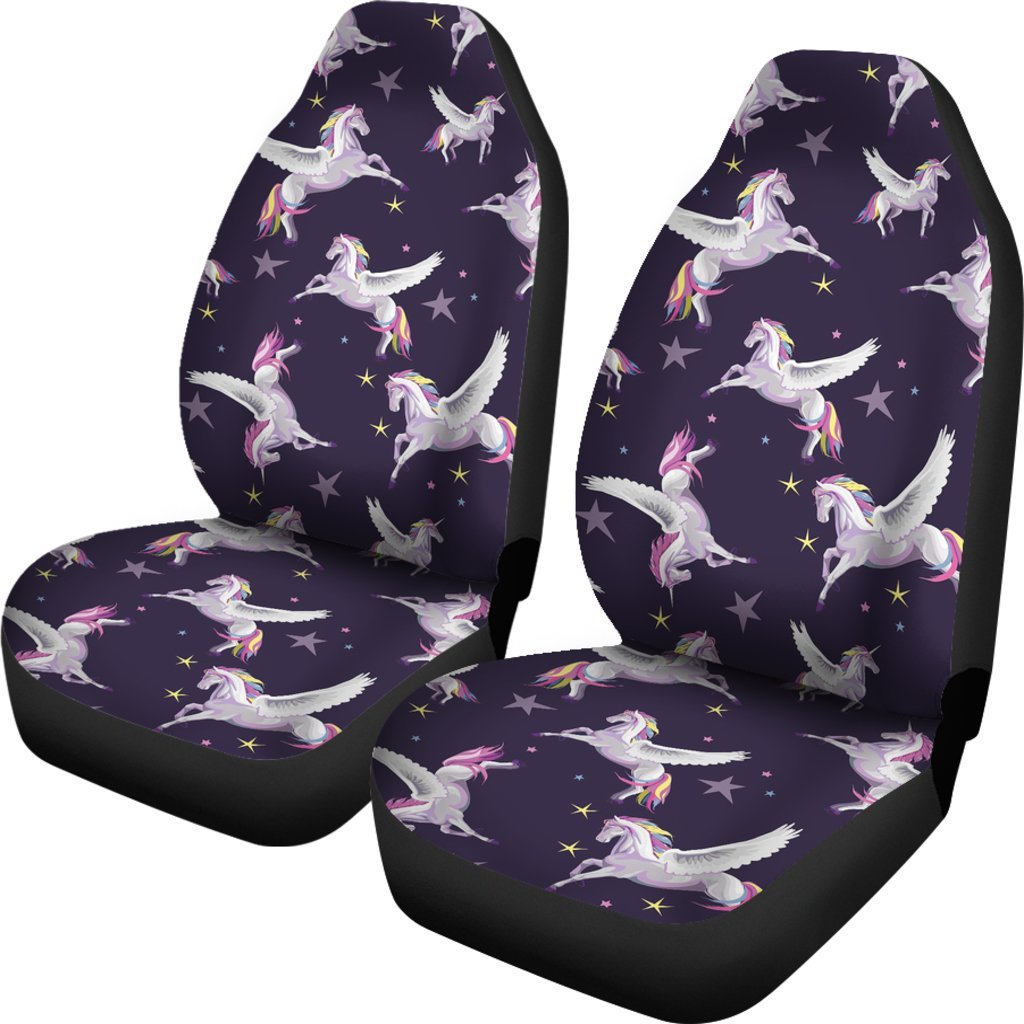 Print Pattern Unicorn Universal Fit Car Seat Covers-grizzshop