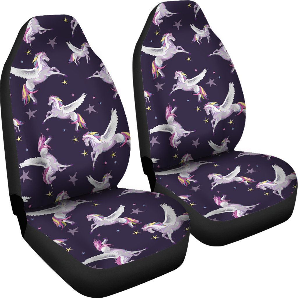 Print Pattern Unicorn Universal Fit Car Seat Covers-grizzshop