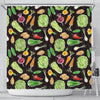 Print Pattern Vegan Bathroom Shower Curtain-grizzshop