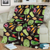 Print Pattern Vegan Blanket-grizzshop