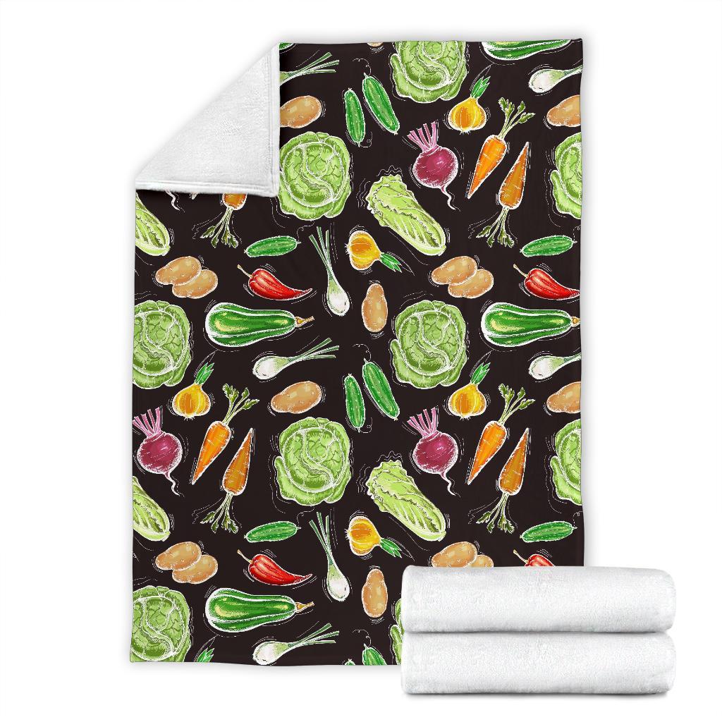 Print Pattern Vegan Blanket-grizzshop