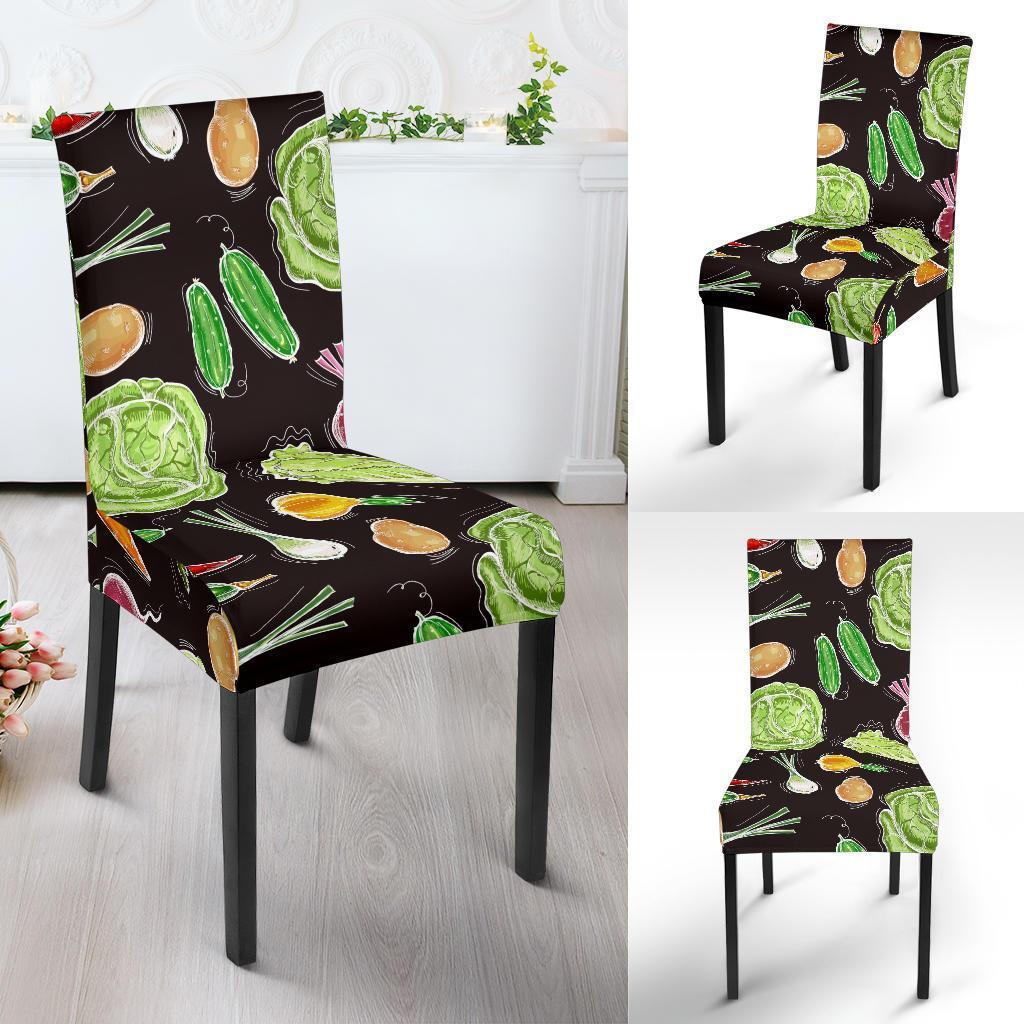 Print Pattern Vegan Chair Cover-grizzshop