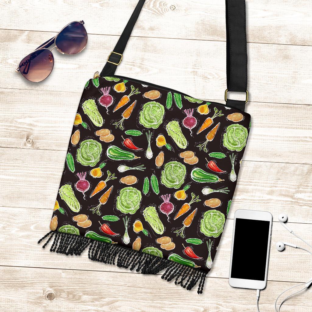 Print Pattern Vegan Crossbody bags-grizzshop