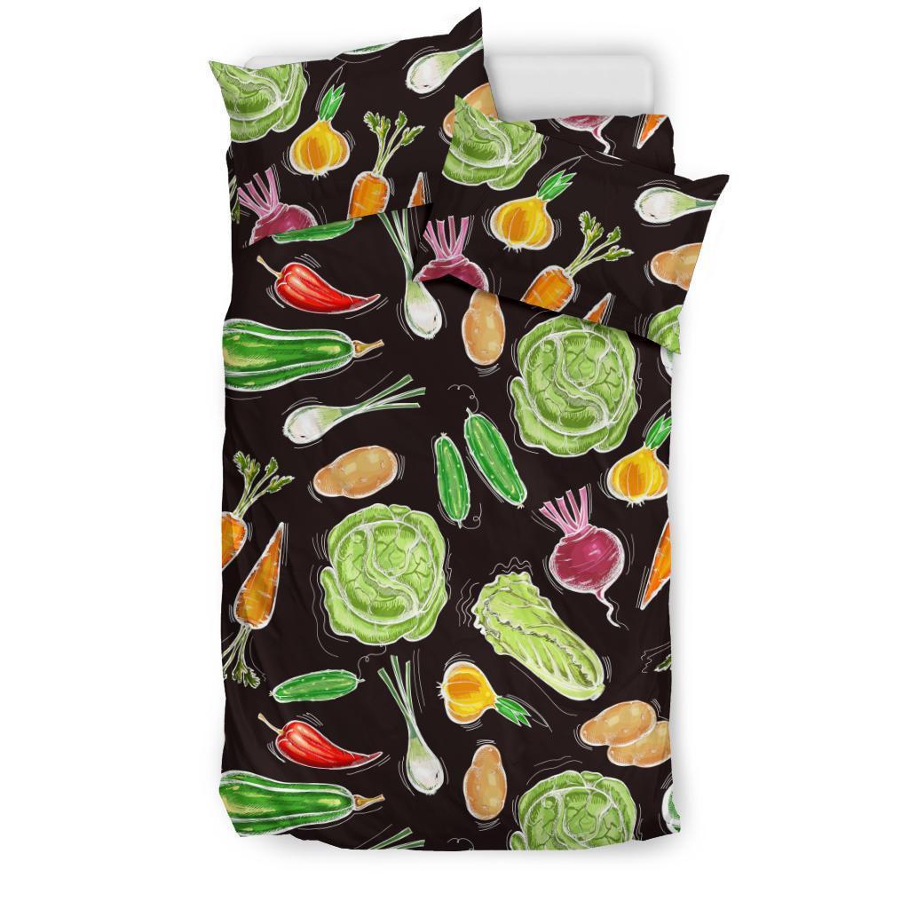 Print Pattern Vegan Duvet Cover Bedding Set-grizzshop