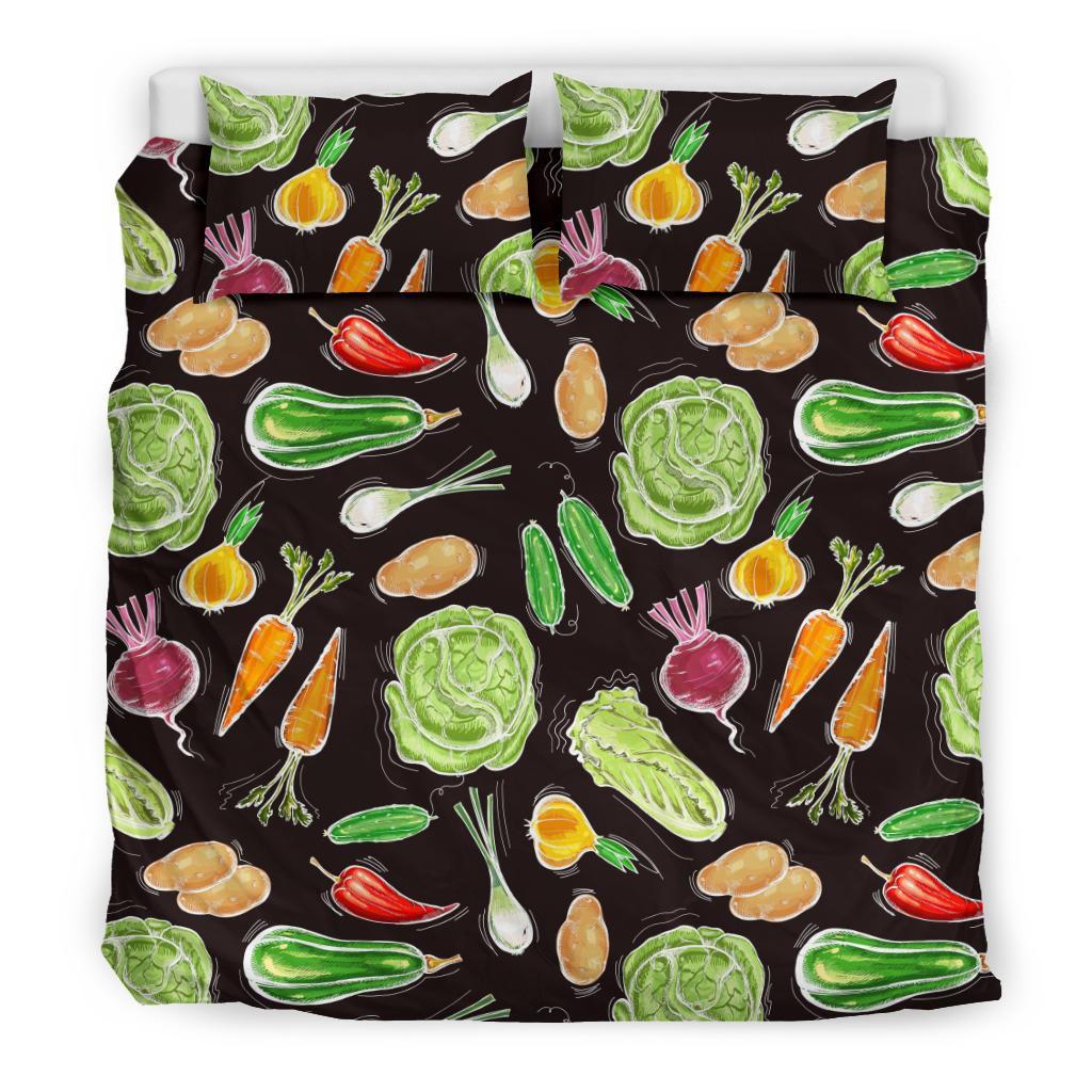Print Pattern Vegan Duvet Cover Bedding Set-grizzshop
