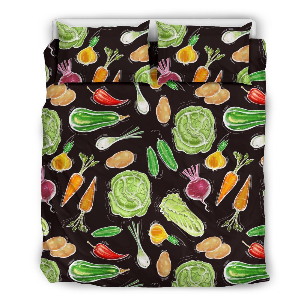 Print Pattern Vegan Duvet Cover Bedding Set-grizzshop