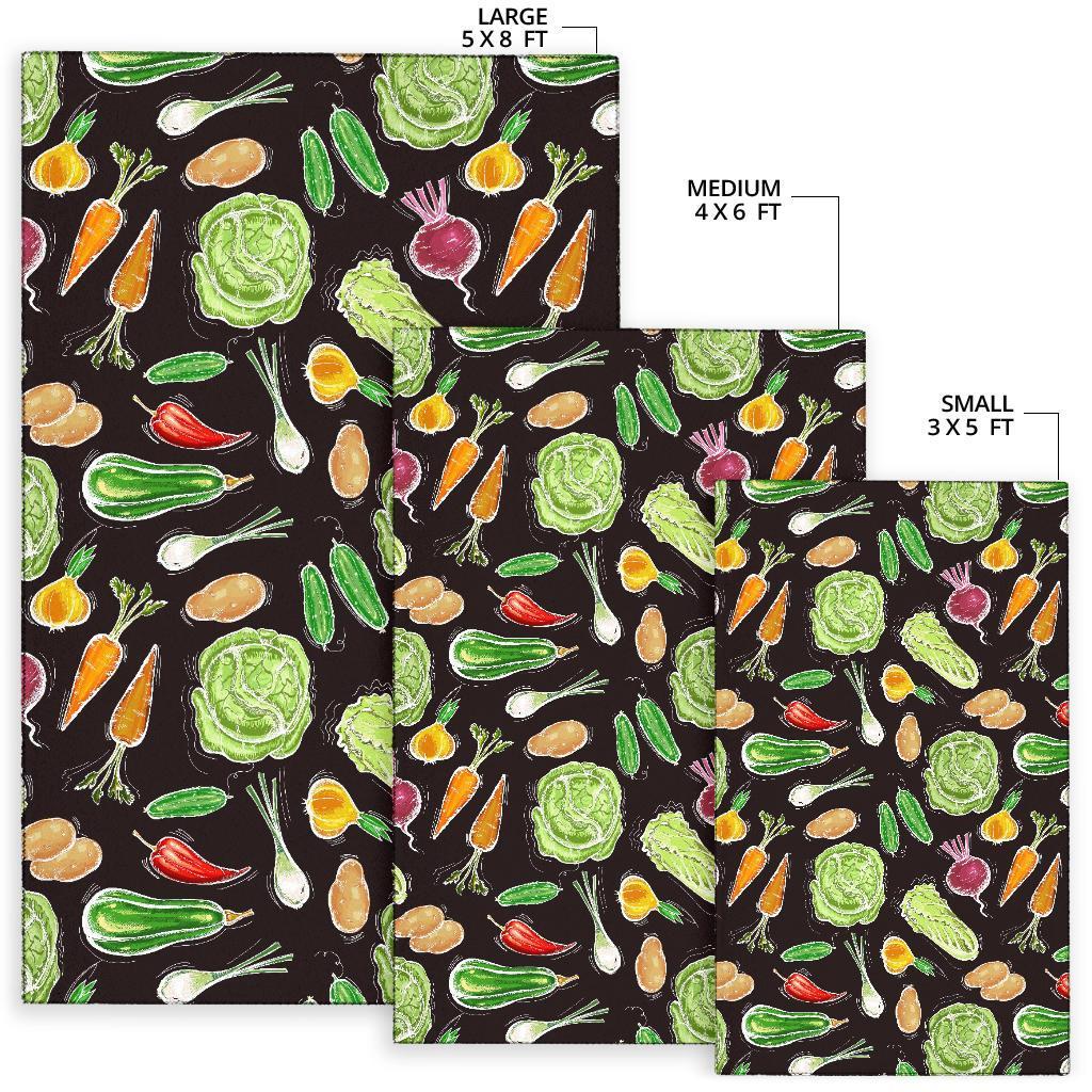 Print Pattern Vegan Floor Mat-grizzshop