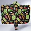 Print Pattern Vegan Hooded Blanket-grizzshop