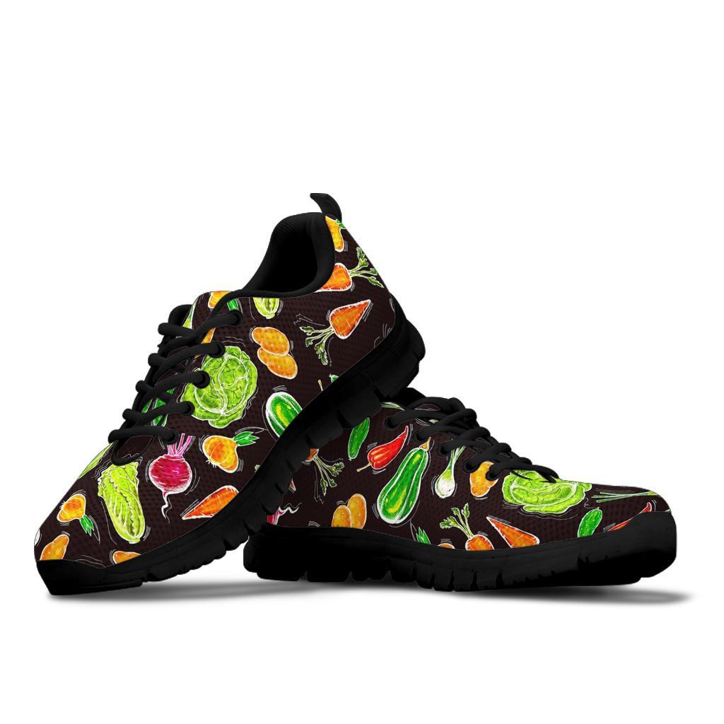 Print Pattern Vegan Sneaker Shoes For Men Women-grizzshop