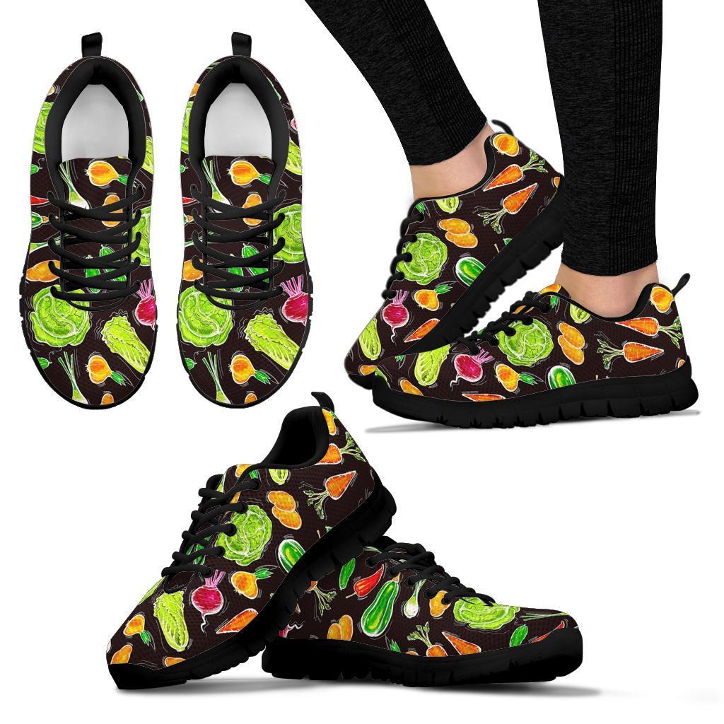 Print Pattern Vegan Sneaker Shoes For Men Women-grizzshop