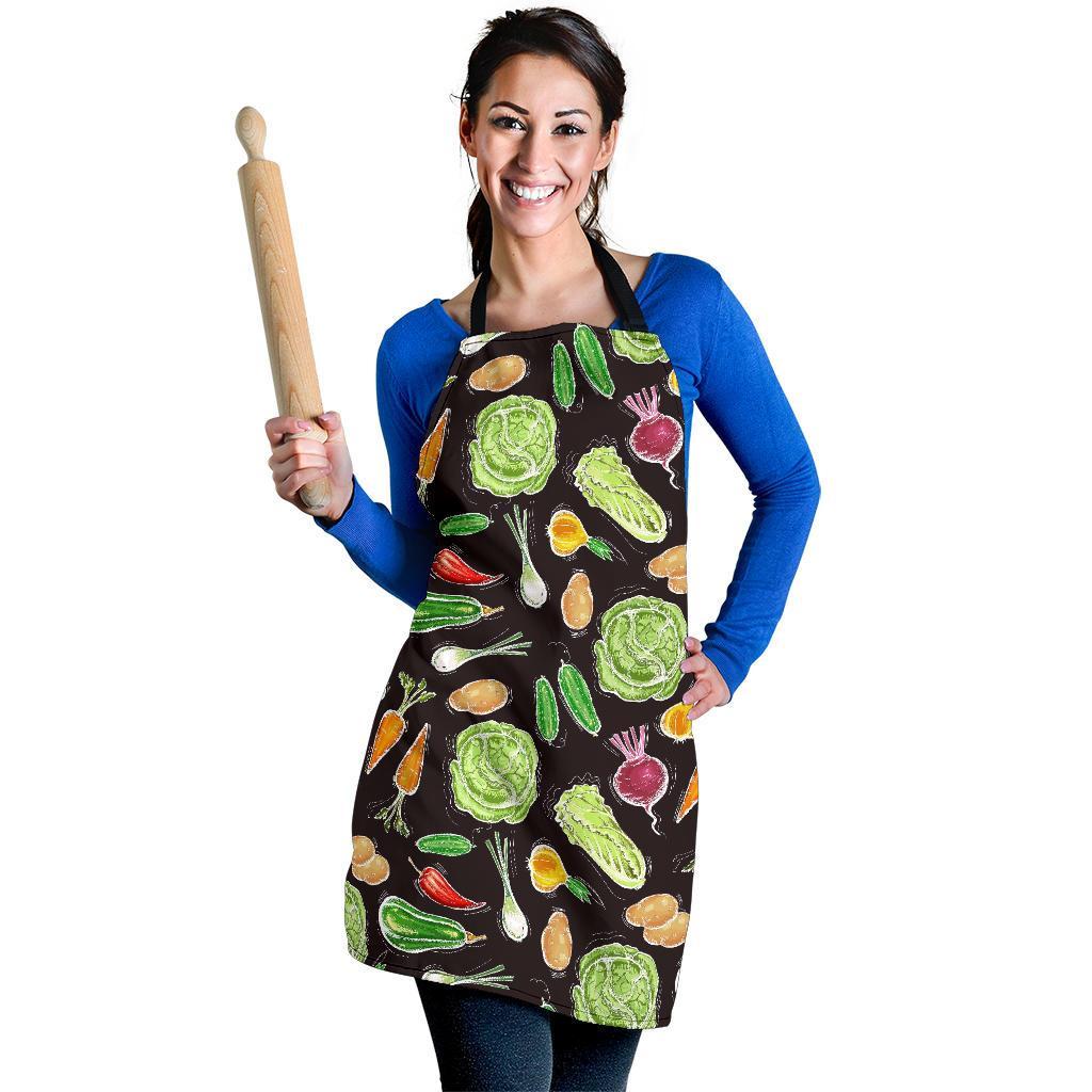 Print Pattern Vegan Women's Apron-grizzshop