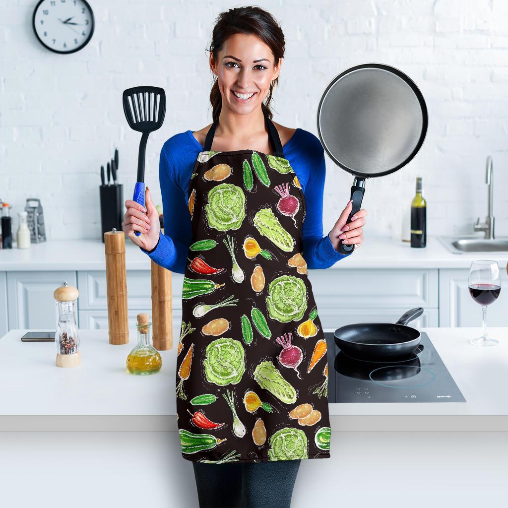 Print Pattern Vegan Women's Apron-grizzshop