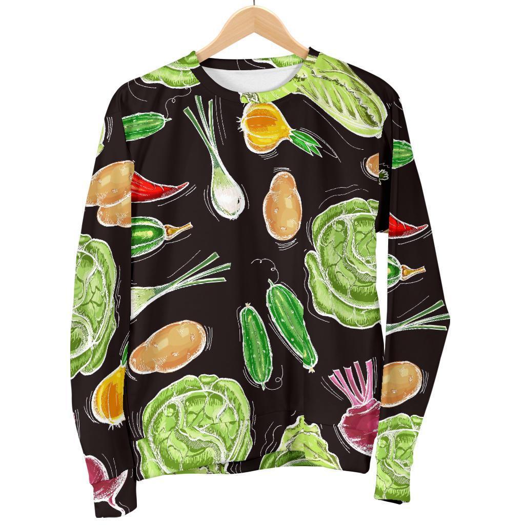 Print Pattern Vegan Women's Sweatshirt-grizzshop