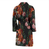 Print Pattern Violin Men Long Robe-grizzshop