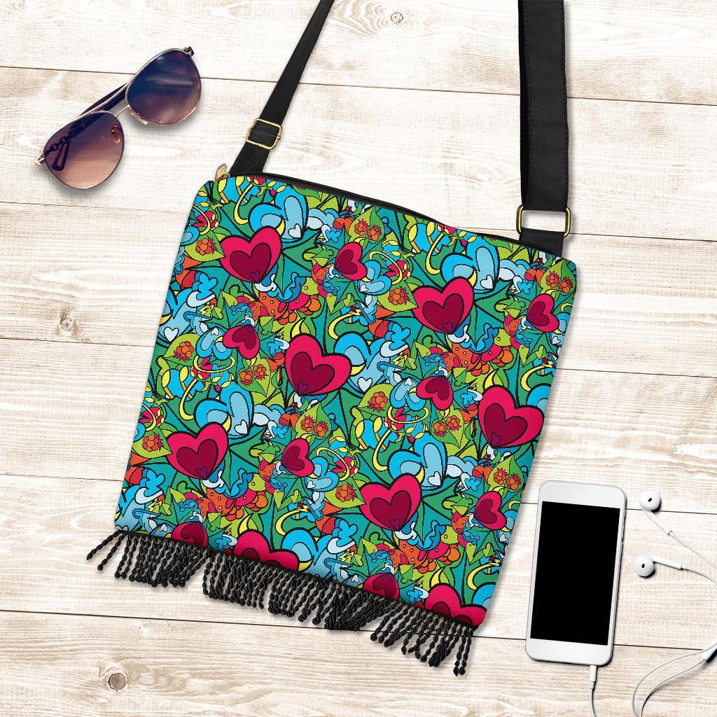 Print PatternTrippy Crossbody bags-grizzshop