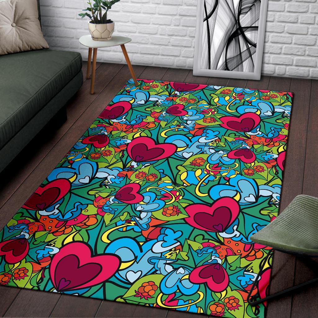 Print PatternTrippy Floor Mat-grizzshop