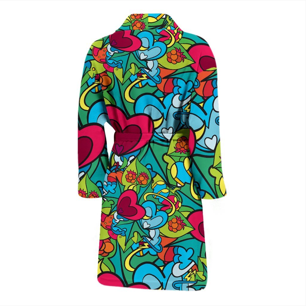 Print PatternTrippy Men Long Robe-grizzshop